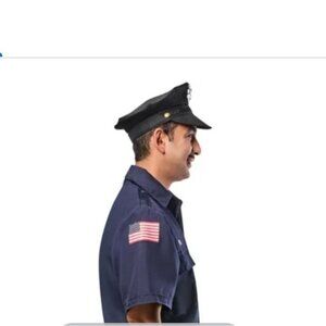 Adult Man Police Officer Halloween Costume -  Size XL NWT